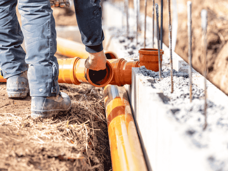 Installation de sanitaire pour les nouvelles constructions